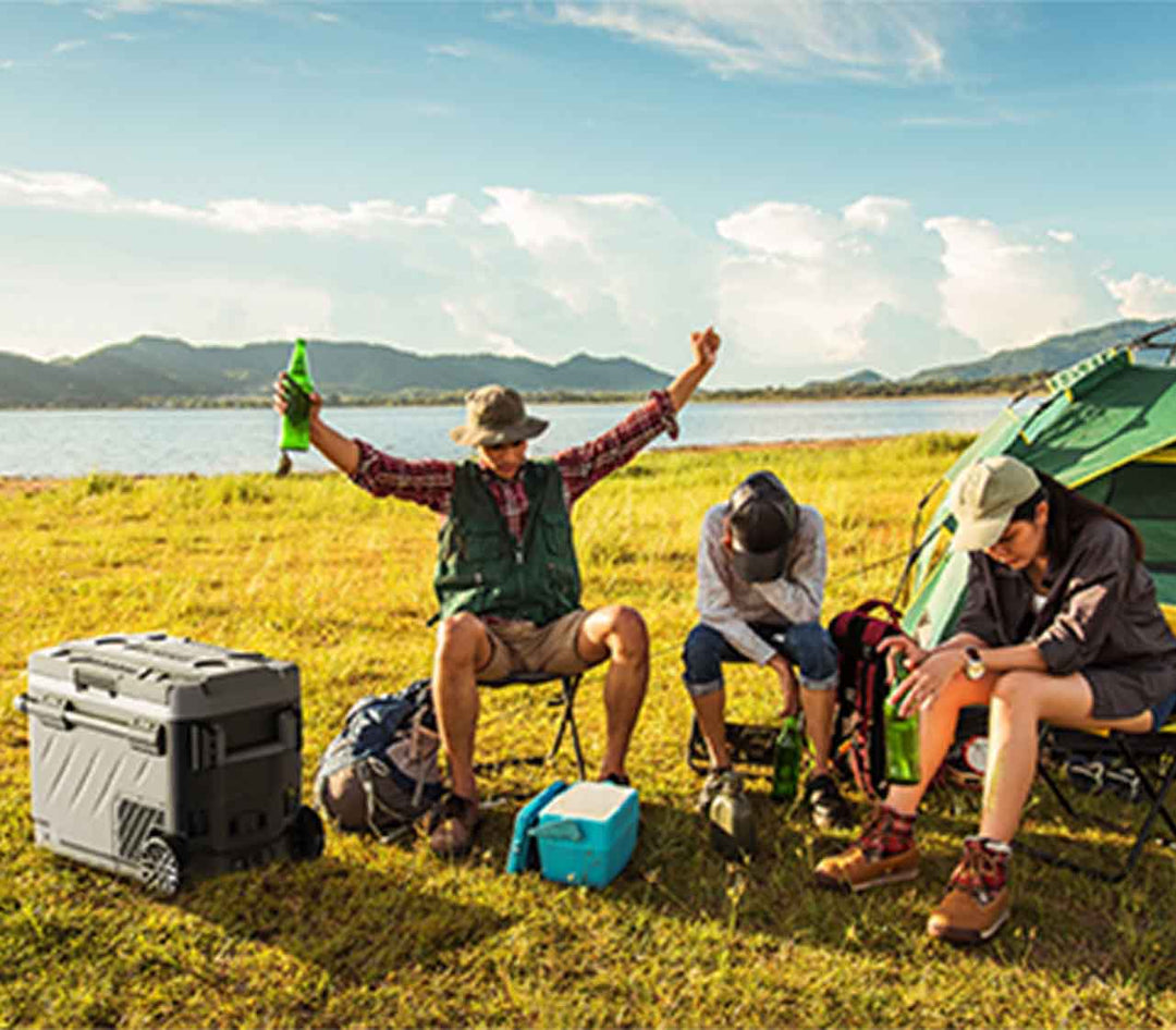 Alpicool EZG electric camping fridge,Alpicool EZG compressor car cooler,Alpicool EZG duel zone camping fridge