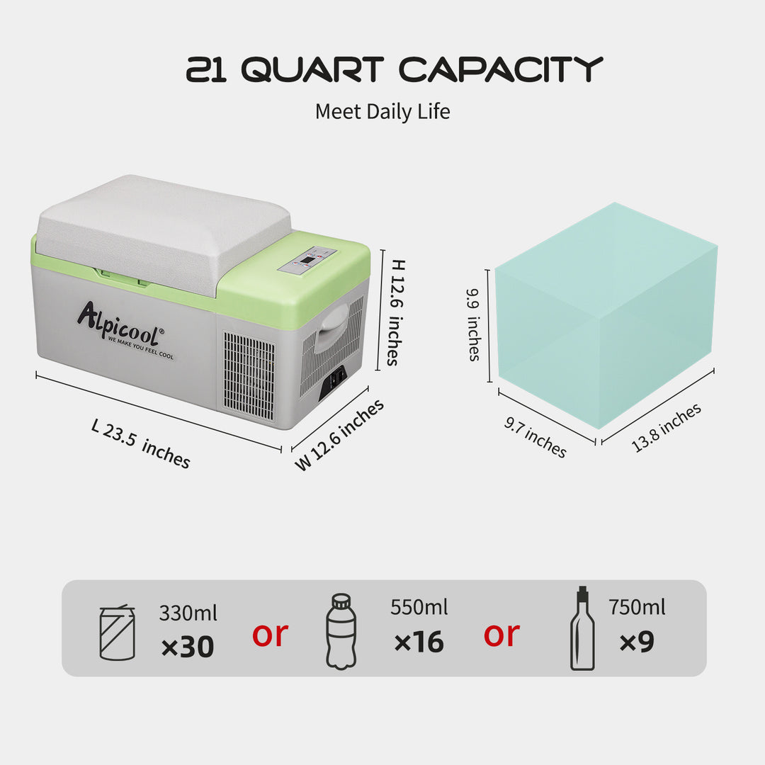 Alpicool Y20T Portable Car Fridge - Refurbished