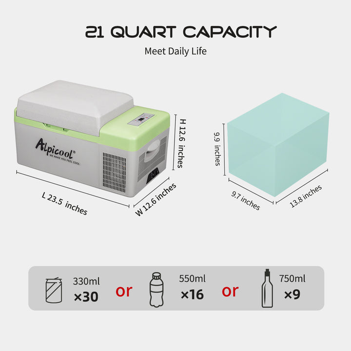 Alpicool Y20T Portable Car Fridge - Refurbished