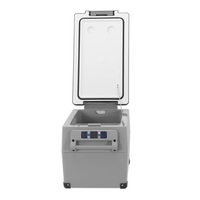 Alpicool CF35 Dual-Chamber Car Refrigerator - 30 Liter, Bluetooth App, Cup Holders, Portable Build