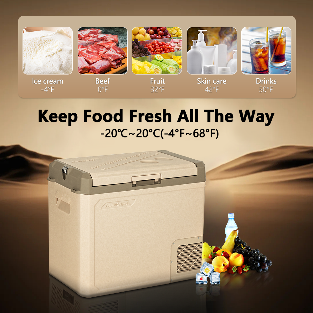 Alpicool GE50 Car Fridge Freezer