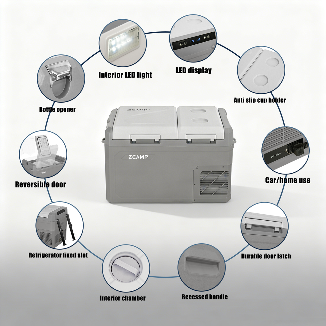 Zcamp GES35 Car Fridge Freezer