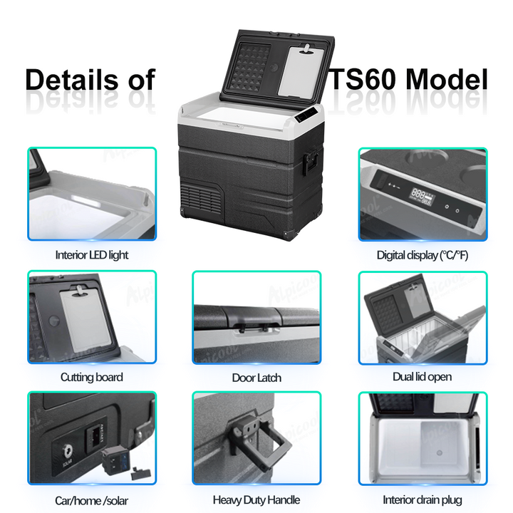 Alpicool TS60 Portable Fridge Freezer