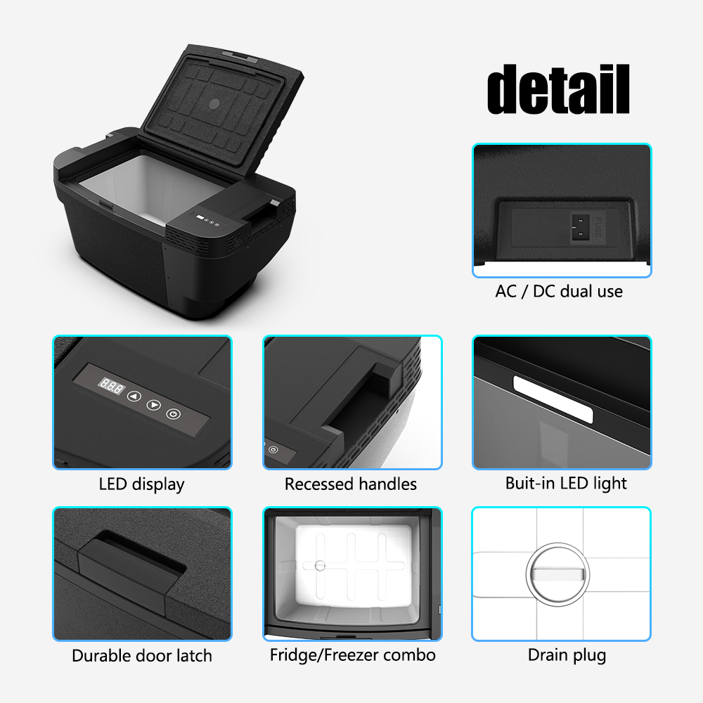 Alpicool TSL35 Car Fridge For Tesla Model Y