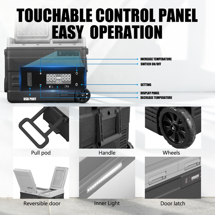 Zcamp UD45 Car Fridge Freezer