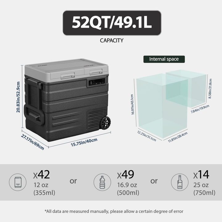 Zcamp UD55 Car Fridge Freezer