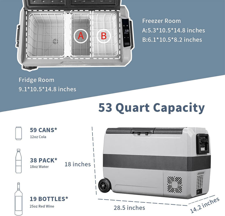 Alpicool T50 Portable Car Fridge - Refurbished